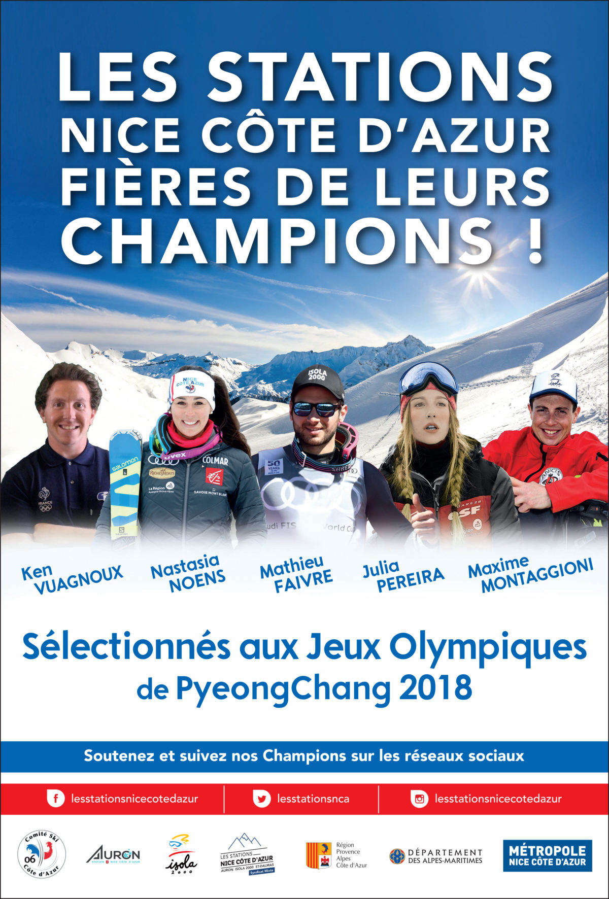 Les Stations Nice Côte d’Azur fières de leurs champions!