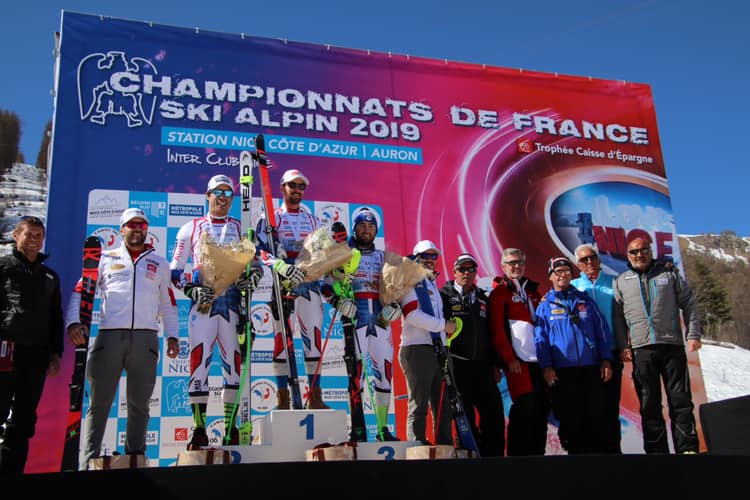 CHAMPIONNATS DE FRANCE 2019 – Podium Descente hommes