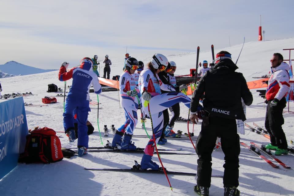 CHAMPIONNATS DE FRANCE DE SKI 2019 – Entraînements descente dames