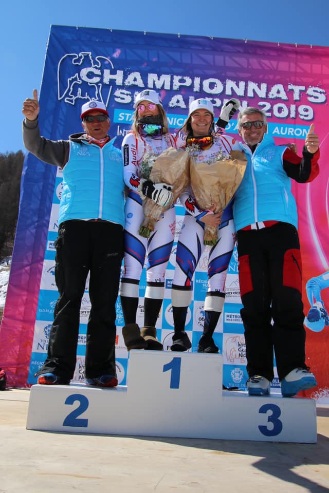 CHAMPIONNATS DE FRANCE DE SKI 2019 – Podiums Descente
